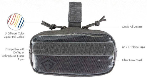小物 316 OFFICIAL SHOP First Tactical 6 x 3 Hook & Loop Pouch 180031