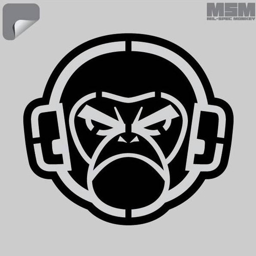 Mil-Spec Monkey MSM Logo Stencil Decal MSMLOGO-STENCIL