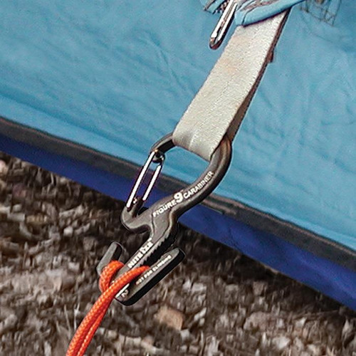 Nite Ize Figure 9 Small Black Carabiner Rope Tightener camping