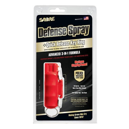 Sabre .54 oz Hardcase Pepper Spray Unit, 8-10 Ft Distance HC-14 HC-14