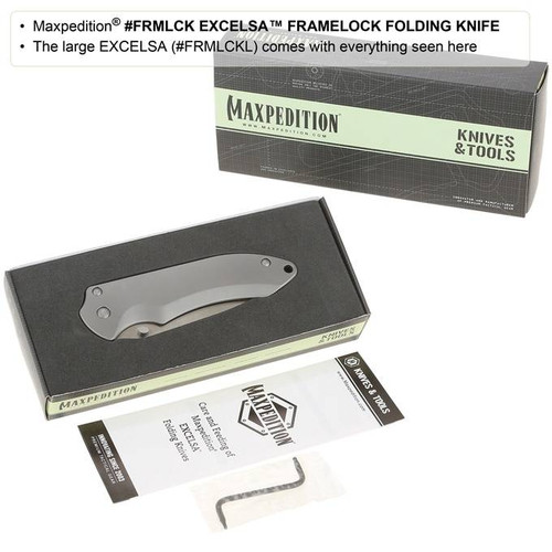 Maxpedition EXCELSA Framelock Folding Knife FRMLCK
