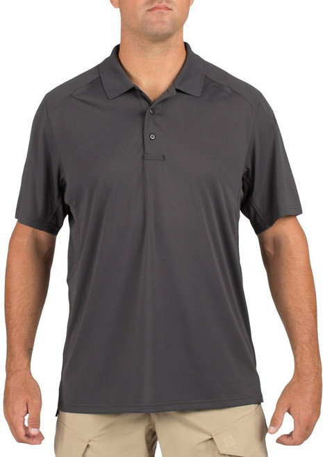 5.11 Tactical Helios Short Sleeve Polo Shirt - Charcoal