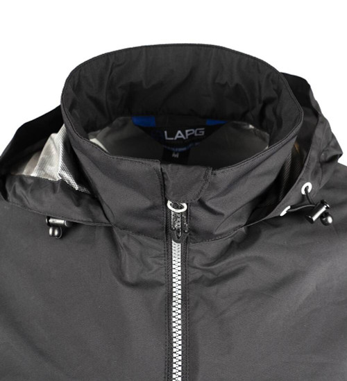 LA Police Gear Expedition Packable Rain Jacket - Collar