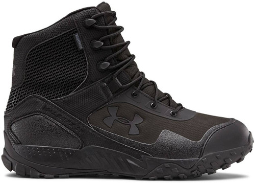 Under Armour Men's Valsetz RTS 1.5 Waterproof Tactical Boots black right side profile