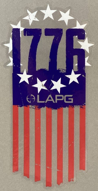 LA Police Gear 1776 5.6 x 2.8 Sticker 1776-ST