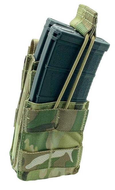 Shellback Tactical Single Stacker Open Top M4 Magazine Pouch - SBT-1100 -  Multicam - Only 13.99 - |LA Police Gear|