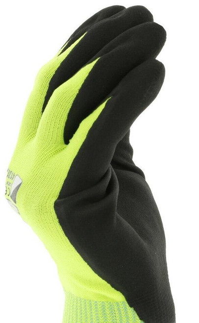 Mechanix Wear SpeedKnit Utility Hi-Viz Yellow Glove fingers