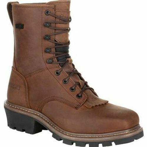Rocky Square Toe Logger Men's 9" Composite Toe Waterproof Work Boot RKK0277 - Main - Only $133 - |LA Police Gear|