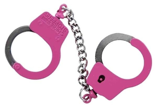 Hero's Pride Handcuffs Keychain - Pink - LA Police Gear