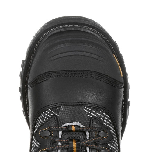 Georgia Boot Rumbler 6" Black Waterproof Composite Toe Hiker Boot top