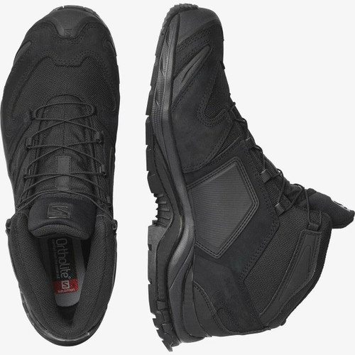 Salomon Men's Black XA Forces Mid Wide EN Boot pair