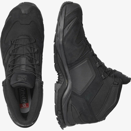 Salomon Men's Black Wide EnergyCell XA Forces SensitFit Mid EN Boot