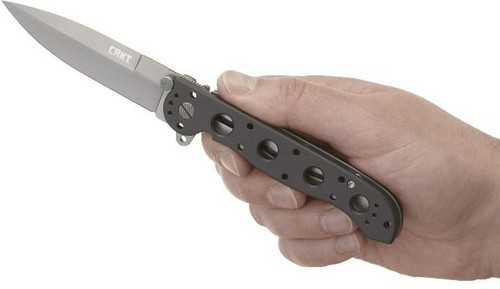 M16-03S Folding Knife in model hand