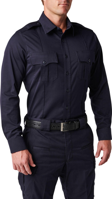5.11 Tactical Men's NYPD Stryke Twill Long Sleeve Uniform Shirt 72541 - LA Police Gear