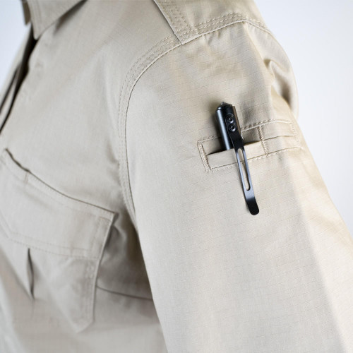 LA Police Gear Women's Short Sleeve Battle Rattle Stretch Field Shirt - Sleeve Pen Pocket