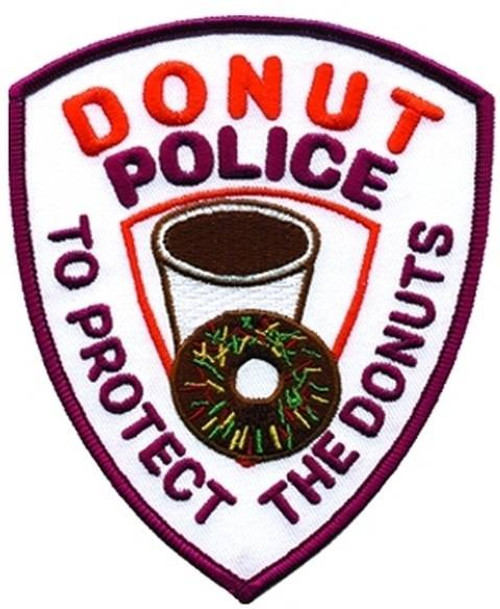 Heros Pride Donut Police Patch 8275A 849204002461