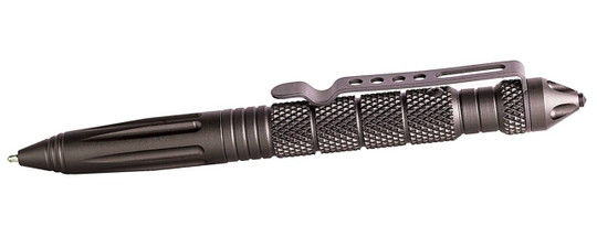 UZI Tactical Pen with Glass Breaker Tip and LED Flashlight in Black -  Department of Self Defense