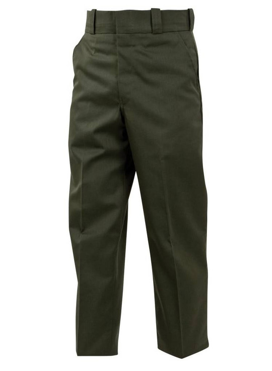 Polyester Viscose Unisex Green School Uniform Pant, Size: Large, Waist  Size: 28