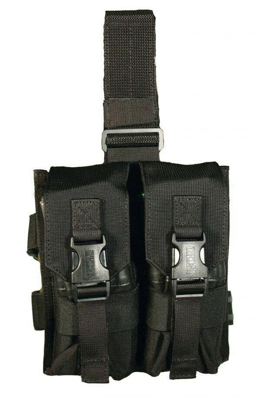 個人装備 BLACKHAWK! OMEGA ELITE M16 MAG POUCH KH Blackhawk Omega Elite Enhanced M16 Drop-Leg Mag Pouch