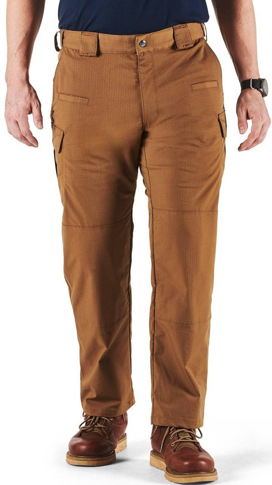 5.11 Tactical Men's Icon Cargo Pants, 8 Pockets, Flex-Tac Ripstop, Teflon  Finish, Khaki, 28Wx32L, Style 74521 : : Clothing, Shoes &  Accessories