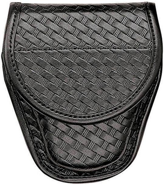 7934 Open Cuff Case B/W Black Hand Cuffs Bianchi BI229966 Open Cuff Case B⁄W Black Belt Keepers