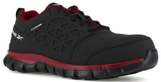 Reebok Men's Athletic Composite Toe Subltie Cushion Black Work