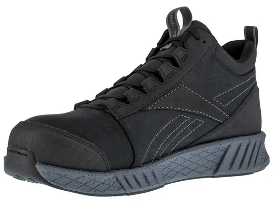 Reebok Men's Black Fusion Formidable Composite Toe Mid-Cut Work