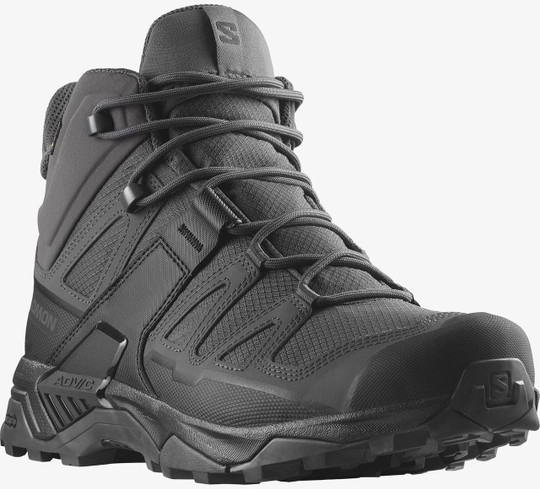 Salomon Men's Wolf Grey X Forces Mid GORE-TEX Waterproof