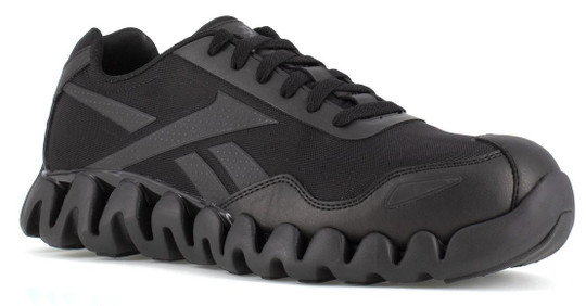 Reebok ボクシングシューズ シルバー/ブラック Reebok Women's Black Zig Pulse Athletic Comp Toe Work Shoe
