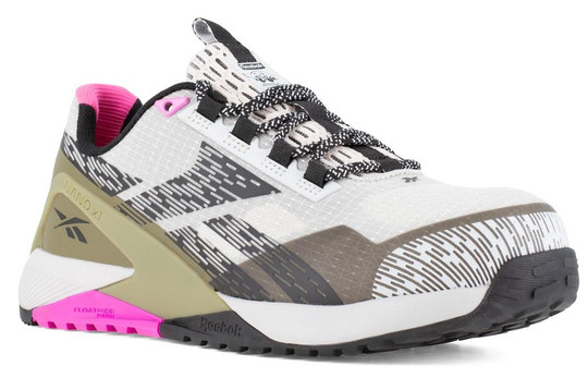 Reebok Women's Silver/Army Green/Pink Nano X1 Adventure Atlhetic