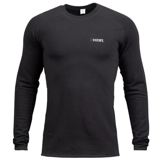 Rocky HW00278 Black Heavyweight Thermal Wool Shirt