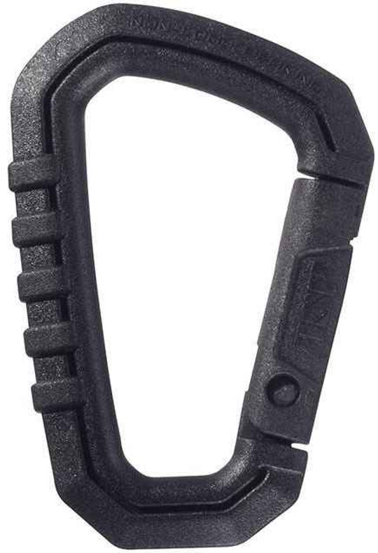 5.11 Tactical Hardpoint MK Carabiner Key Ring, Black & Coyote Brown