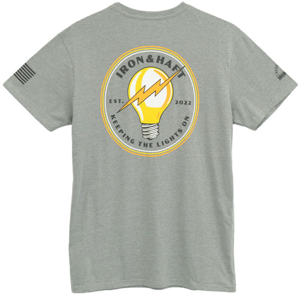 Iron & Haft Men's Keeping The Lights On Short Sleeve T-Shirt