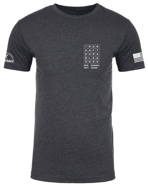 Iron & Haft Men's Wordsearch Short Sleeve T-Shirt