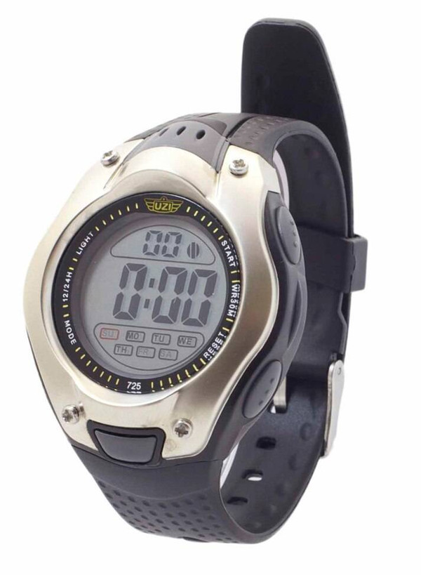 UZI Digital Sport Watch 725 Black/Siliver W-725 024718926407