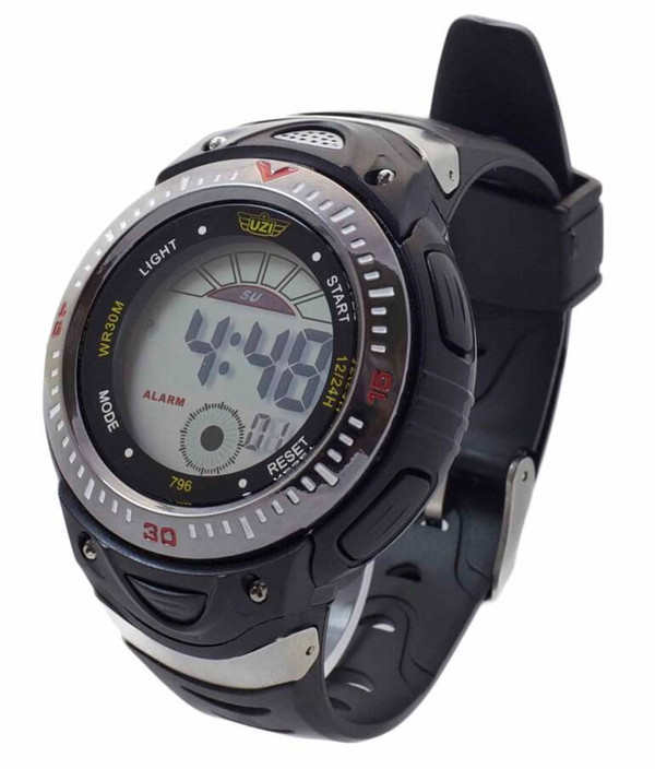 UZI Digital Sport Watch 796 Black/Grey W-796 024718926384