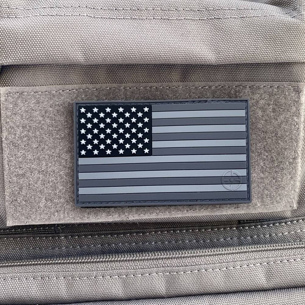 LA Police Gear PVC US Flag Patch PATCH-PVC-FLAG