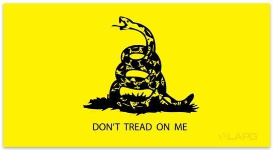 LA Police Gear Gadsden Flag Sticker
