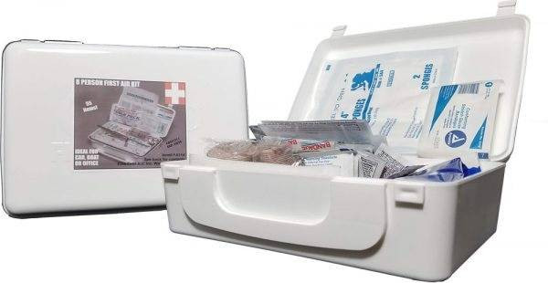 Elite First Aid, Inc 8 Person White Series First Aid Kit FA114 335455888887