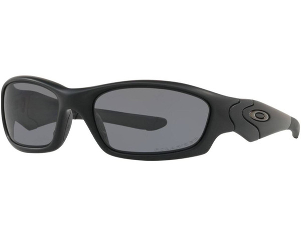 Oakley SI Straight Jacket Matte Black Sunglasses with Grey Polarized Lenses 11-014 700285081212