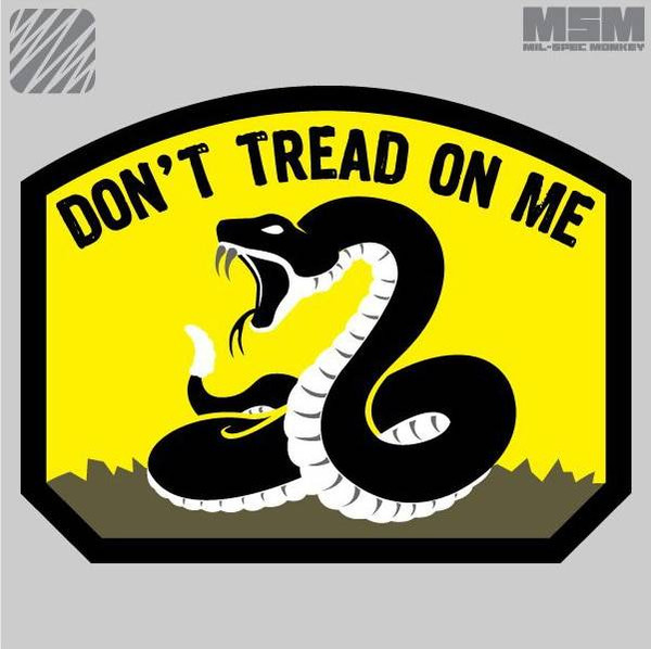 Mil-Spec Monkey Dont Tread Patch DONT-TREAD