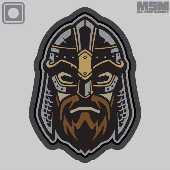 Mil-Spec Monkey Viking Head 2 PVC Patch VIKINGHEAD2