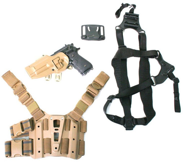 Blackhawk S.T.R.I.K.E. SERPA Coyote Combo Kit - Beretta 92/96/M9 - Left Hand - MD/XL