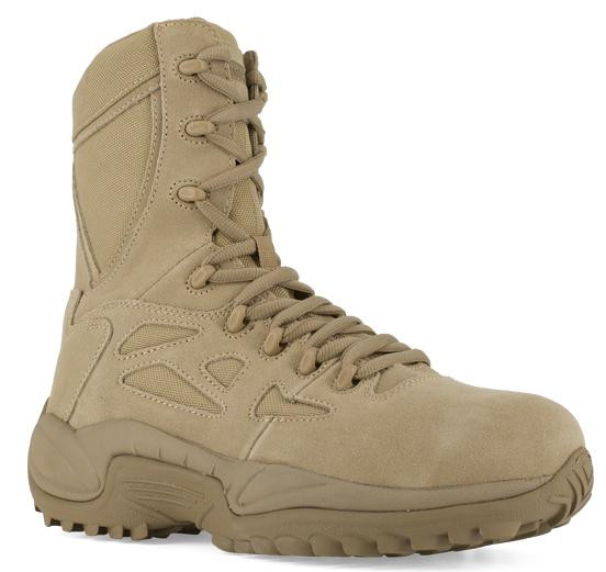 Reebok RB894 Womens Side Zip Desert Tactical Boots with Safety Toe RB894