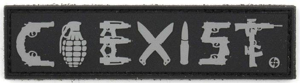 LA Police Gear Mens Coexist Patch PATCH-COEXIST_000