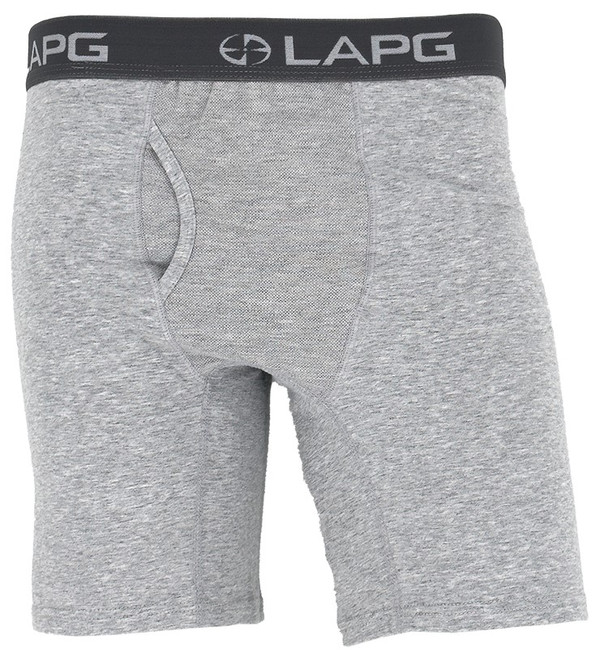 LA Police Gear Tac Comfort Boxer Brief - Grey - Front