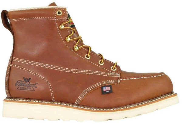 Thorogood Men's American Heritage 6" Moc Toe Safety Toe 804-4200 - Outside 