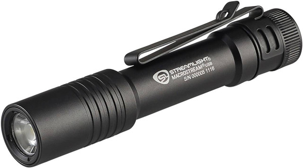 Streamlight MacroStream USB 500 Lumen Every Day Carry Flashlight 66320 080926663206