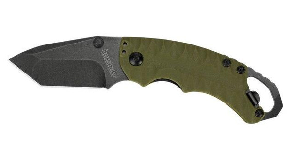 Kershaw Olive Shuffle II Olive Tanto Blade Folding Knife 8750  K-8750TOLBW 087171048345
