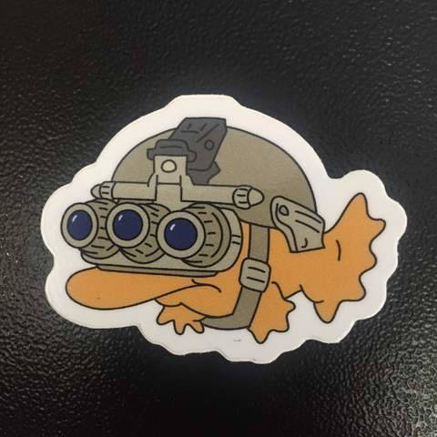 Tactical Outfitters Blinky The Operator Fish Sticker BLINKY-STICKER